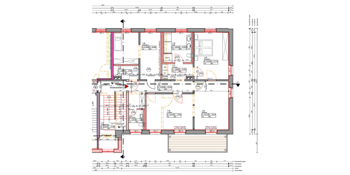 Etagenwohnung Barleben - 4 Zimmer, 121 m&sup2;, 1.300&euro; | Angebot:25832964