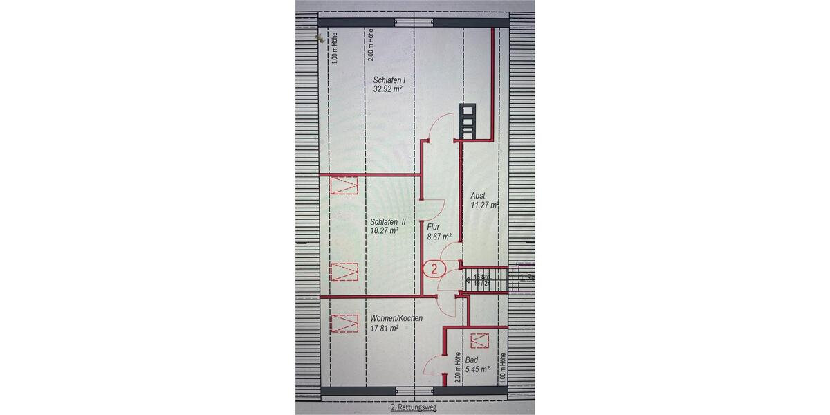 Dachgeschoßwohnung Edewecht - 2 Zimmer, 69 m&sup2;, 650&euro; | Angebot:26448357