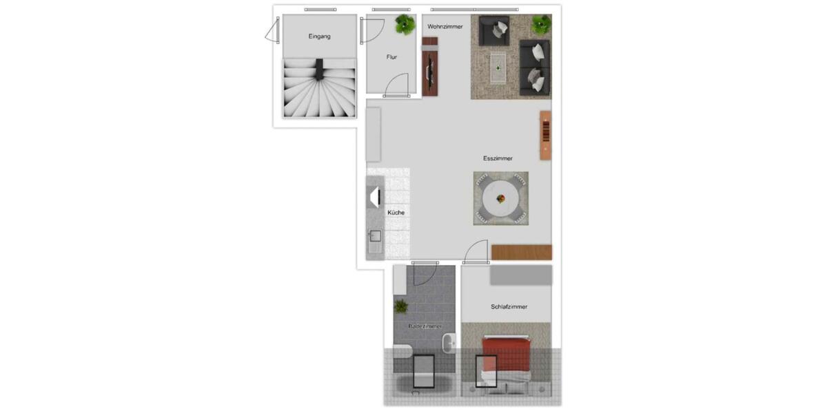 Etagenwohnung Hamm - 2 Zimmer, 59 m&sup2;, 650&euro; | Angebot:26494660