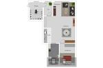 Etagenwohnung Hamm - 2 Zimmer, 59 m&sup2;, 650&euro; | Angebot:26494660
