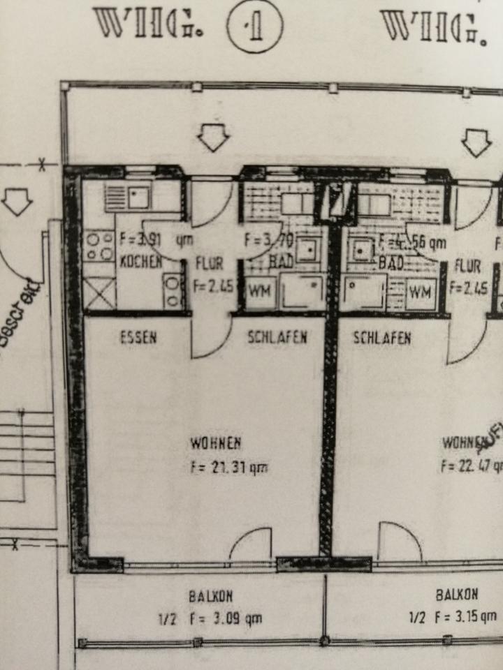 1-Zi-Whg. mit EBK und Balkon in Weitnau