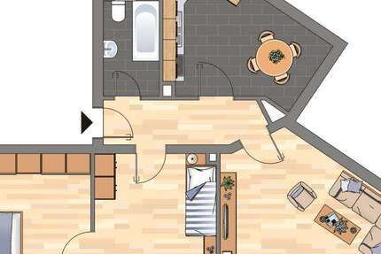 Wohnung Neustadt an der Weinstraße - 3 Zimmer, 71 m&sup2;, 759&euro; | Angebot:27250784