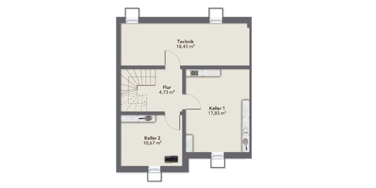Modernes 4-Zimmer-Reihenmittehaus mit Garten & Garage – ab 01.04. 4 zimmer