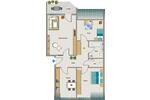Dachgeschoßwohnung Duisburg Walsum - 3.5 Zimmer, 71 m&sup2;, 375&euro; | Angebot:26568667