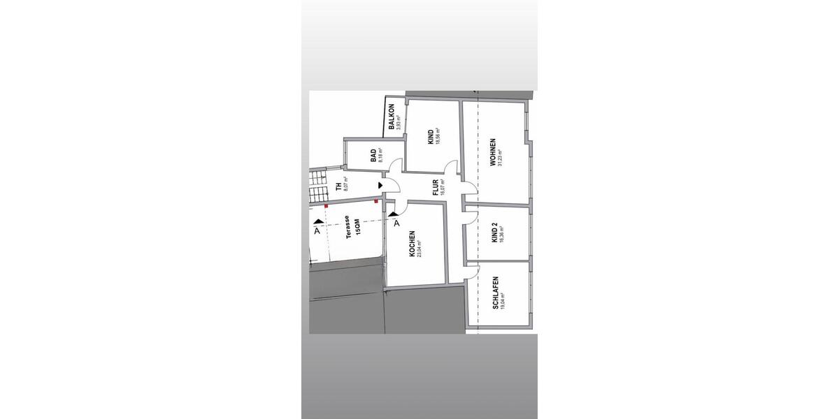 Etagenwohnung Limburg an der Lahn - 4 Zimmer, 142 m&sup2;, 1.300&euro; | Angebot:24848199