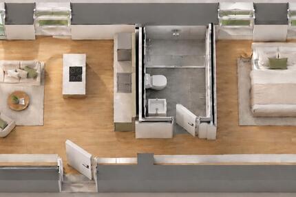 Wohnung Saarbrücken West - 1 Zimmer, 42 m&sup2;, 590&euro; | Angebot:27687910