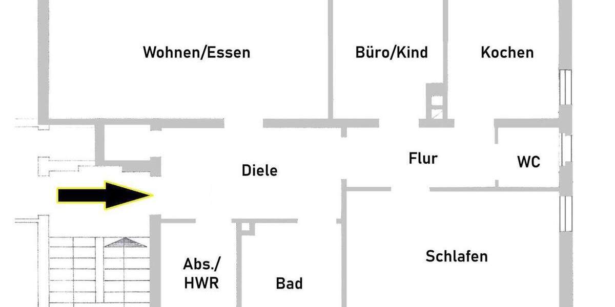 Etagenwohnung Baiersdorf - 3 Zimmer, 75 m&sup2;, 650&euro; | Angebot:26627102