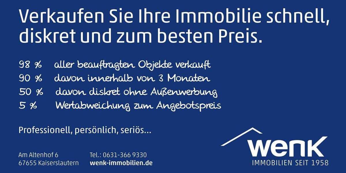 Etagenwohnung Kaiserslautern Innenstadt - 3 Zimmer, 95 m&sup2;, 1.200&euro; | Angebot:24581238