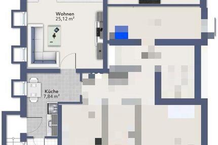 Wohnung Mannheim Rheinau - 2 Zimmer, 49 m&sup2;, 520&euro; | Angebot:26605043