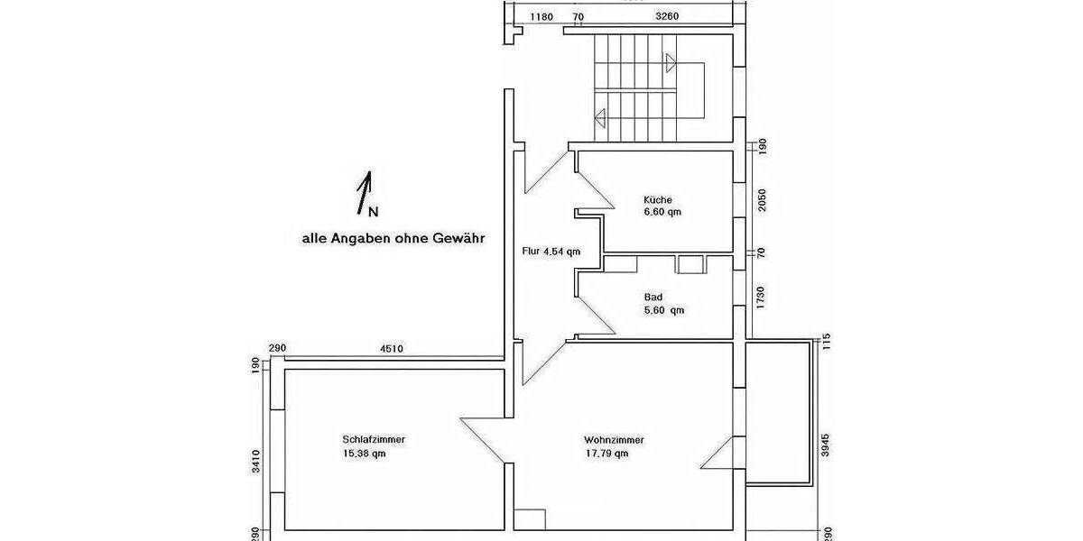 Etagenwohnung Braunsbedra Neumark - 2 Zimmer, 50 m&sup2;, 330&euro; | Angebot:25768905