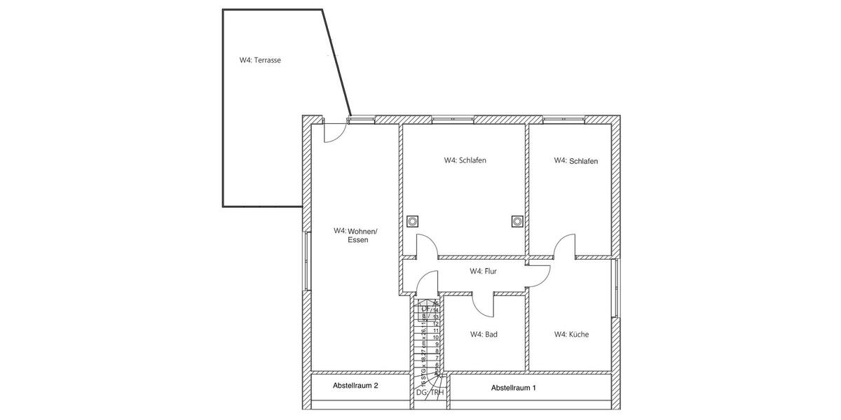 Dachgeschoßwohnung Monheim - 3 Zimmer, 110 m&sup2;, 1.150&euro; | Angebot:26413703