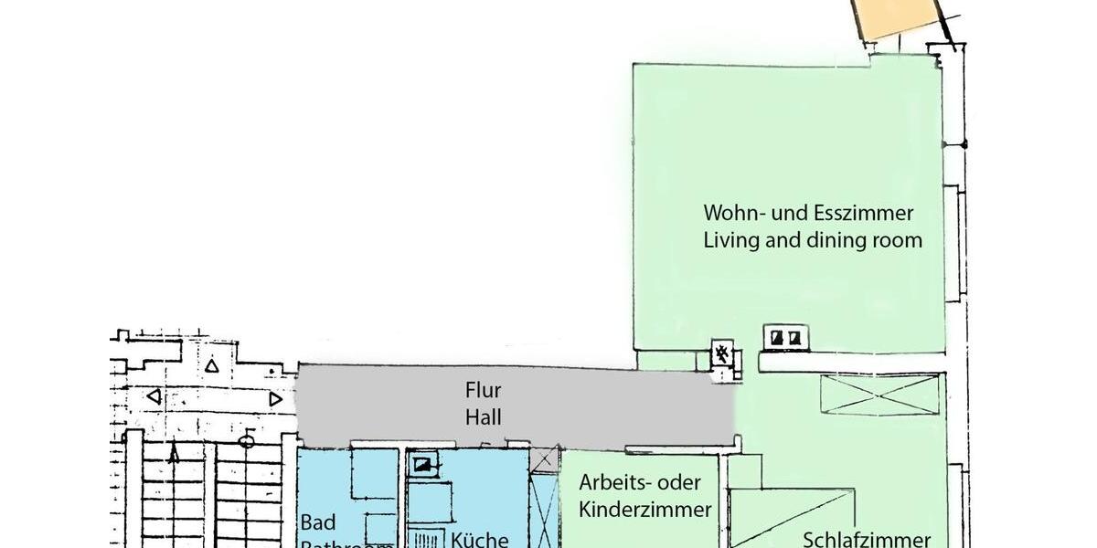 Etagenwohnung Stuttgart Stuttgart-Süd - 3 Zimmer, 70 m&sup2;, 1.290&euro; | Angebot:26109807