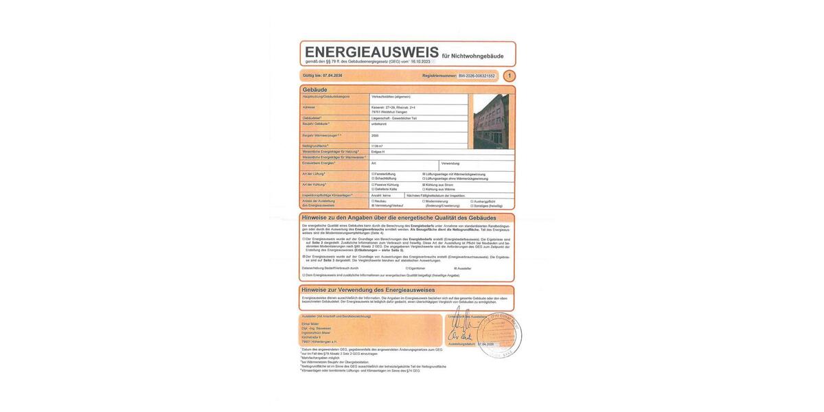Gewerbeobjekt Waldshut-Tiengen Tiengen - 3.500&euro; | Angebot:26075075