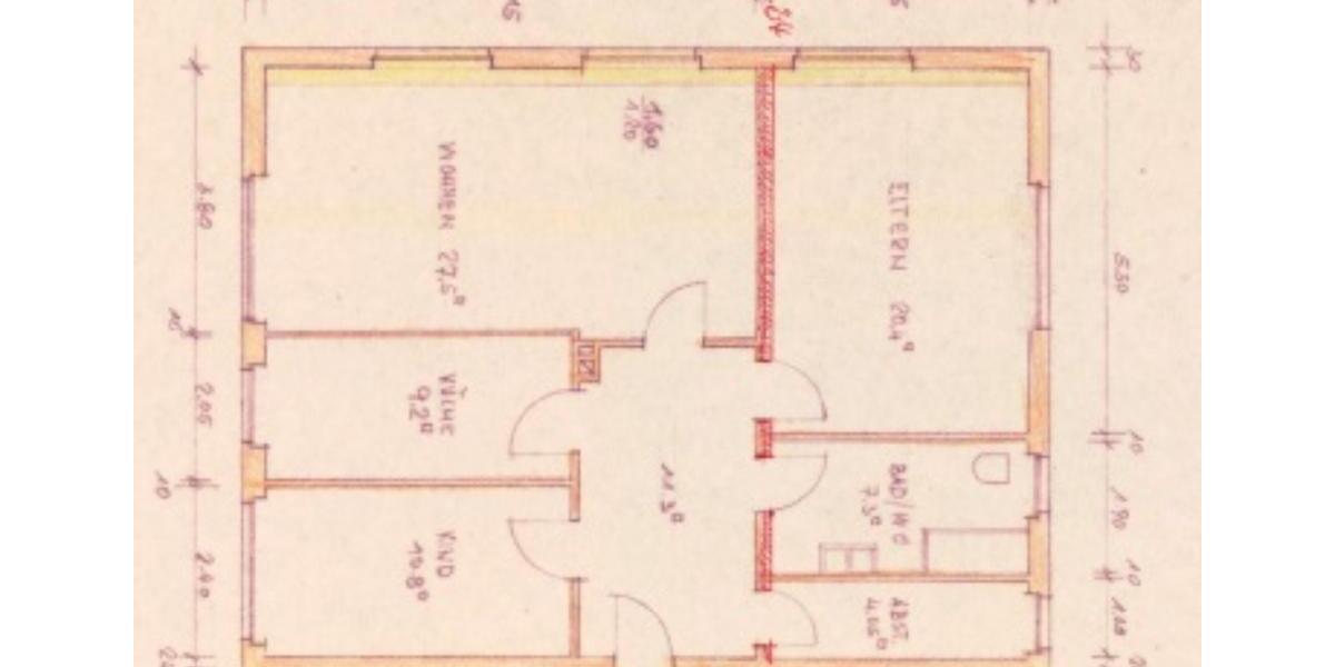 Etagenwohnung Gunzenhausen - 3 Zimmer, 91 m&sup2;, 780&euro; | Angebot:25416864