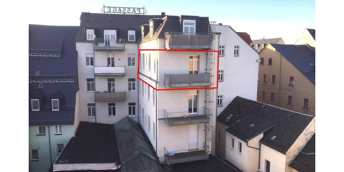 Moderne großzügige 1-Zimmer Wohnung im 3.OG mit großem Balkon - Etagenwohnung Mittweida Rößgen | Angebot:26963771