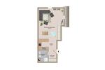 Dachgeschoßwohnung Straubing - 1.5 Zimmer, 50 m&sup2;, 605&euro; | Angebot:26662082
