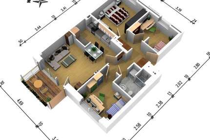 Wohnung Elmshorn - 3.5 Zimmer, 75 m&sup2;, 1.049&euro; | Angebot:27250388