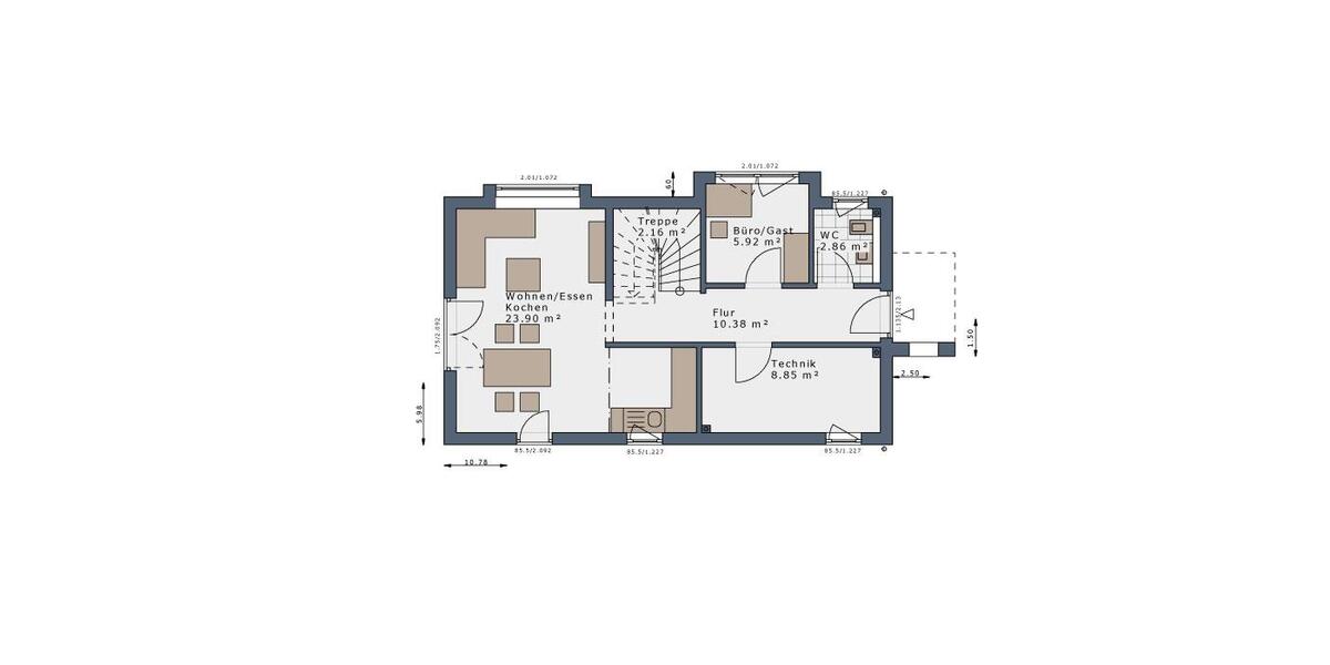 Einfamilienhaus Wanfried - 5 Zimmer, 107 m&sup2;, 1.478&euro; | Angebot:22671217