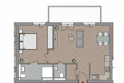 Exkusive 2 Zimmer Etagenwohnung zur Miete-Erstbezug 2 zimmer