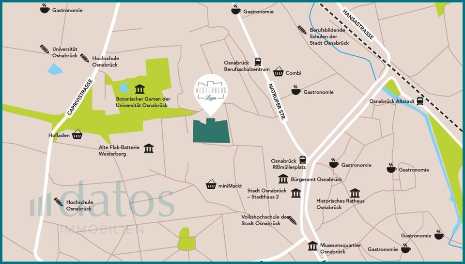 Erdgeschoßwohnung Osnabrück Hafen - 4 Zimmer, 112 m&sup2;, 2.250&euro; | Angebot:26662378