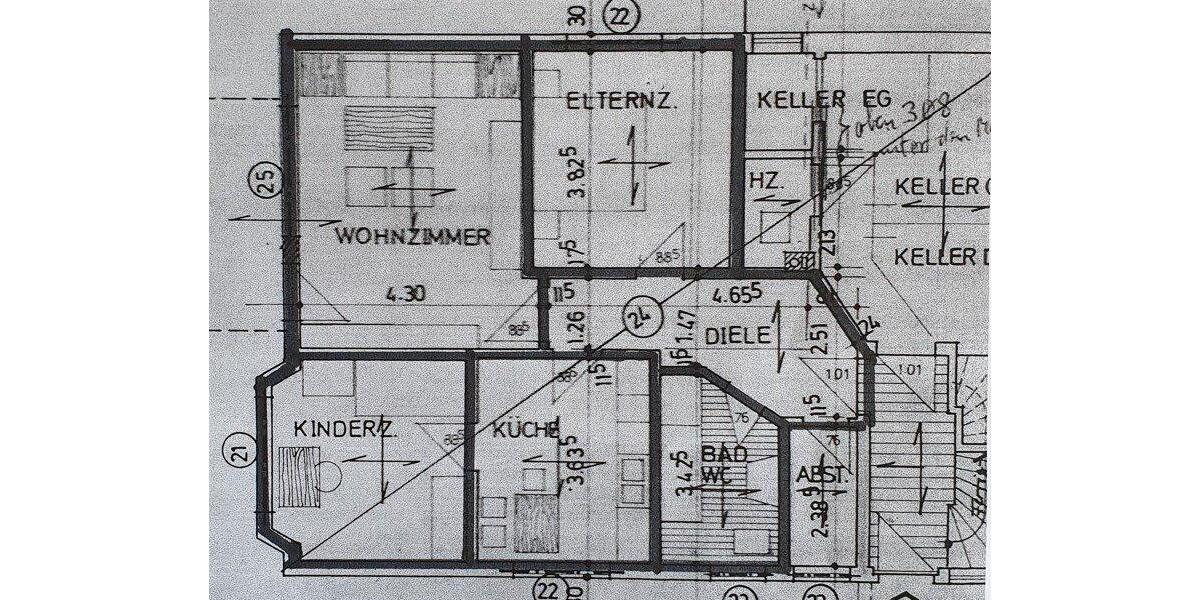 Erdgeschoßwohnung Dassel - 3 Zimmer, 75 m&sup2;, 535&euro; | Angebot:26669447