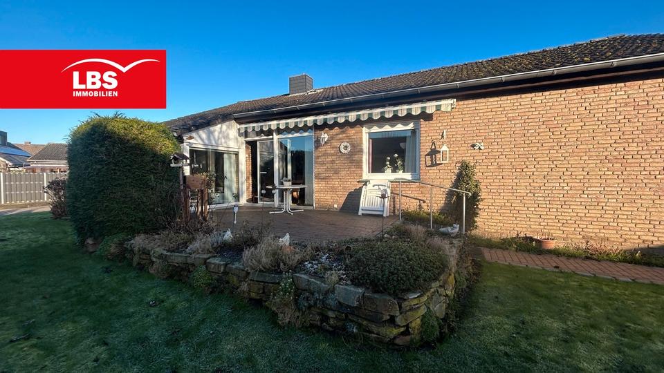 Voll möblierter Bungalow mit Garten, Terrasse & Garage in Rheine Hauenhorst 4 zimmer