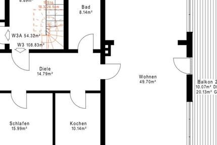 Wohnung Neuental - 3 Zimmer, 108 m&sup2;, 1.030&euro; | Angebot:25932479