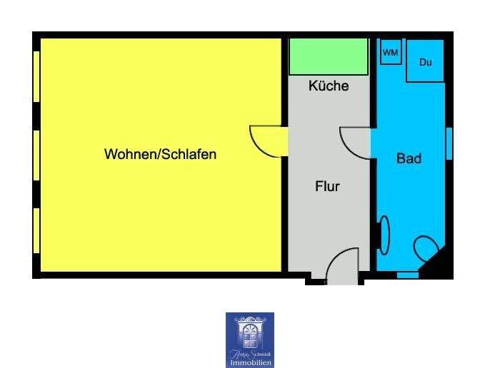 Frisch und modern sanierte Singlewohnung im separaten Anbau! 1 zimmer