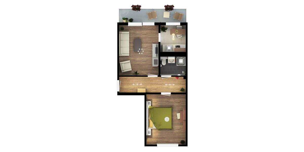 Etagenwohnung Schönebeck (Elbe) - 2 Zimmer, 57 m&sup2;, 340&euro; | Angebot:26166249