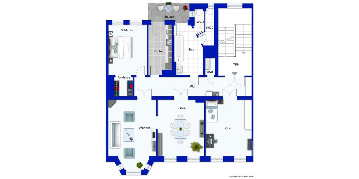 Etagenwohnung Auerbach/Vogtland Vogtland - 4 Zimmer, 120 m&sup2;, 950&euro; | Angebot:26020226