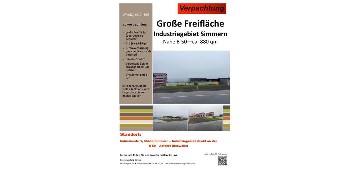 Gewerbeobjekt Simmern/Hunsrück Hunsrück - 900&euro; | Angebot:24426470