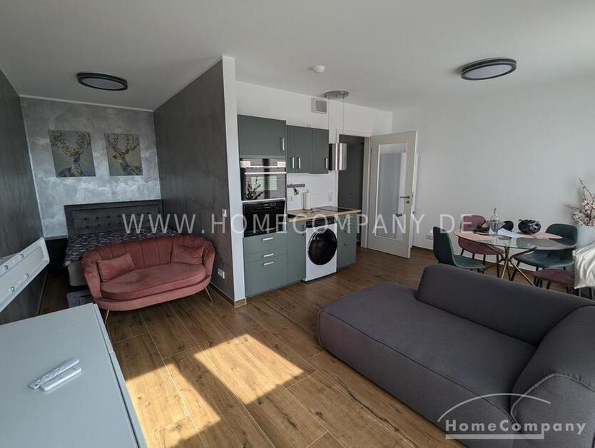 MöbliertFurnished 1-Zimmer Apartment in Dresden-Hafencity mit Balkon 2 Personen