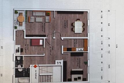Lichtdurchflutete 4-Zimmer-Etagenwohnung mit großem Garten und zimmer