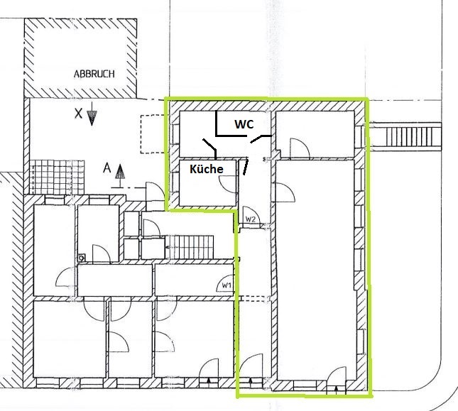 Gewerbefläche mit 3 Räumen, WC und Küche! - Gewerbeobjekt Gera | Angebot:26738012