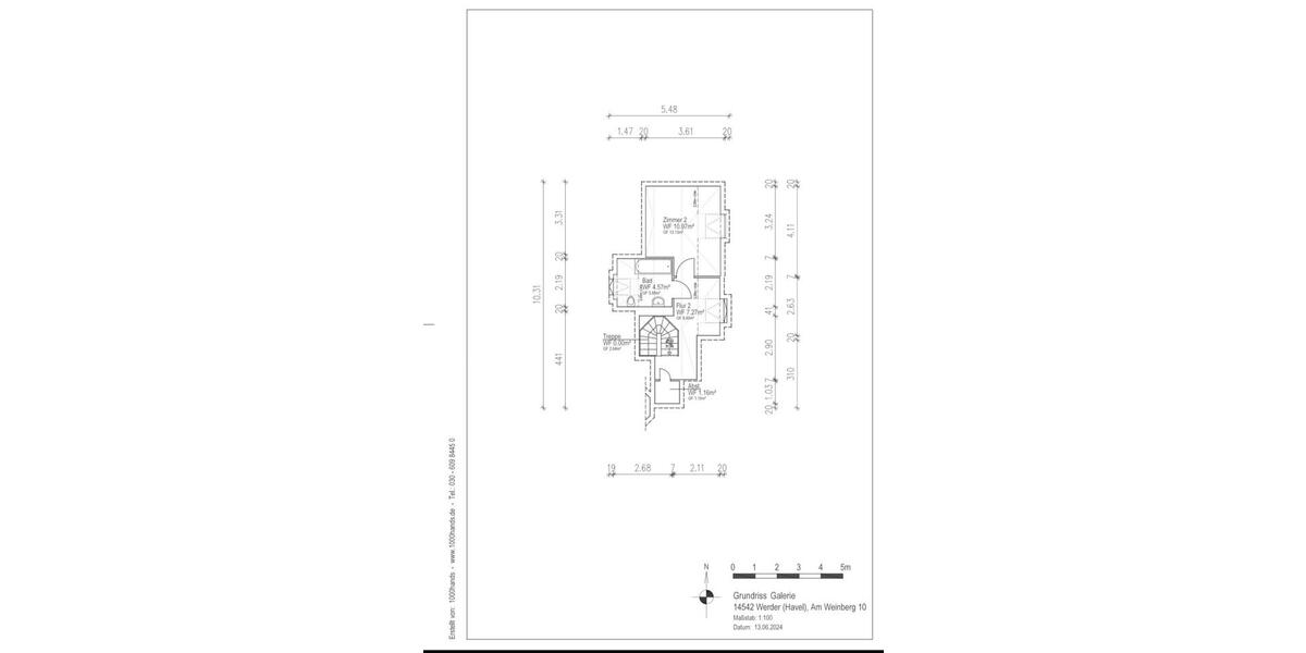 Maisonettenwohnung Werder (Havel) - 2 Zimmer, 73 m&sup2;, 1.228&euro; | Angebot:25836978