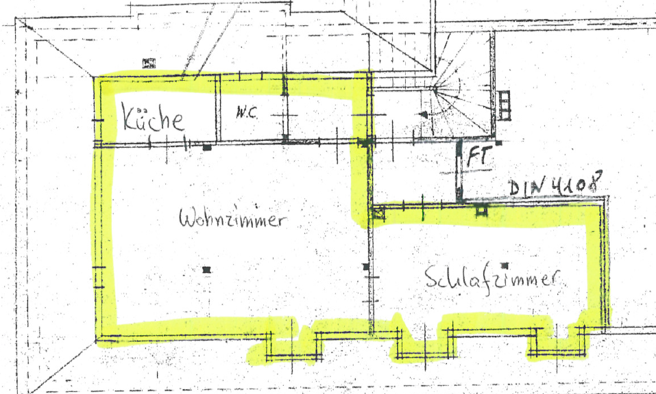 Wohnung zum Mieten in Duisburg 390 € 62 m² 2 zimmer