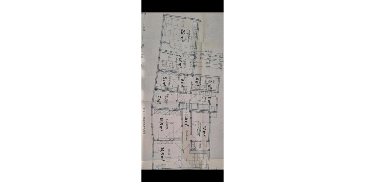 Etagenwohnung Eschwege - 4 Zimmer, 116 m&sup2;, 850&euro; | Angebot:25870293