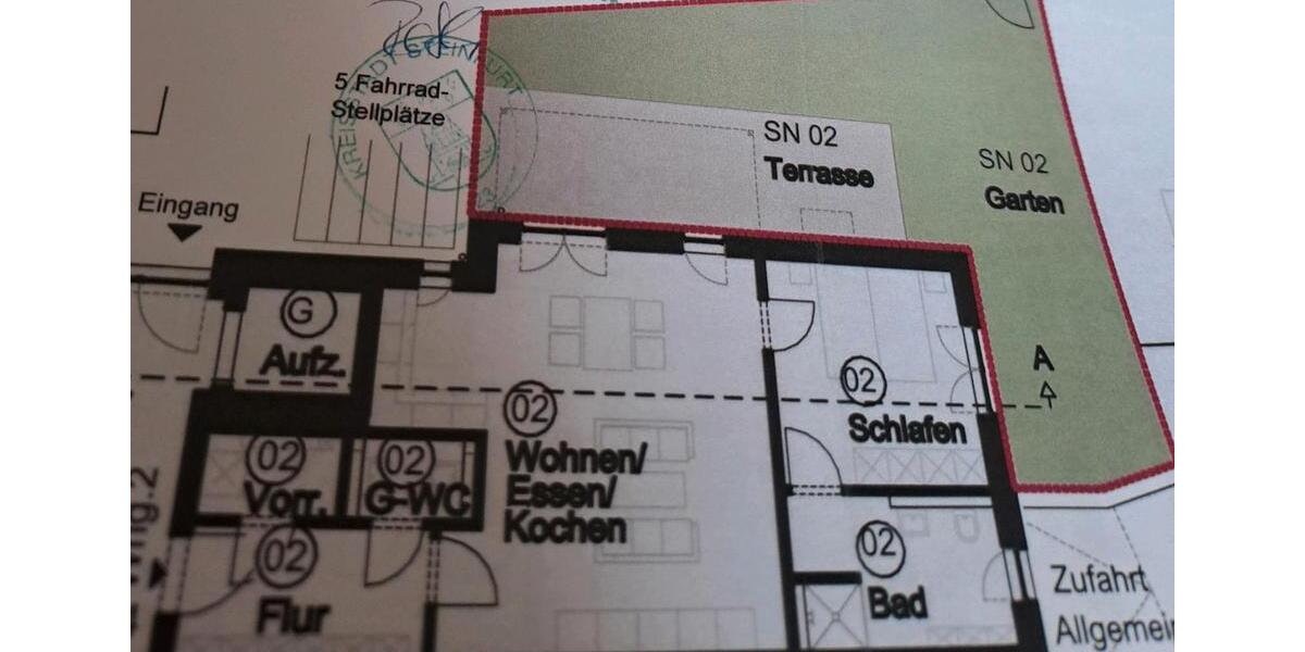 Erdgeschoßwohnung Laer - 2 Zimmer, 75 m&sup2;, 875&euro; | Angebot:26201626