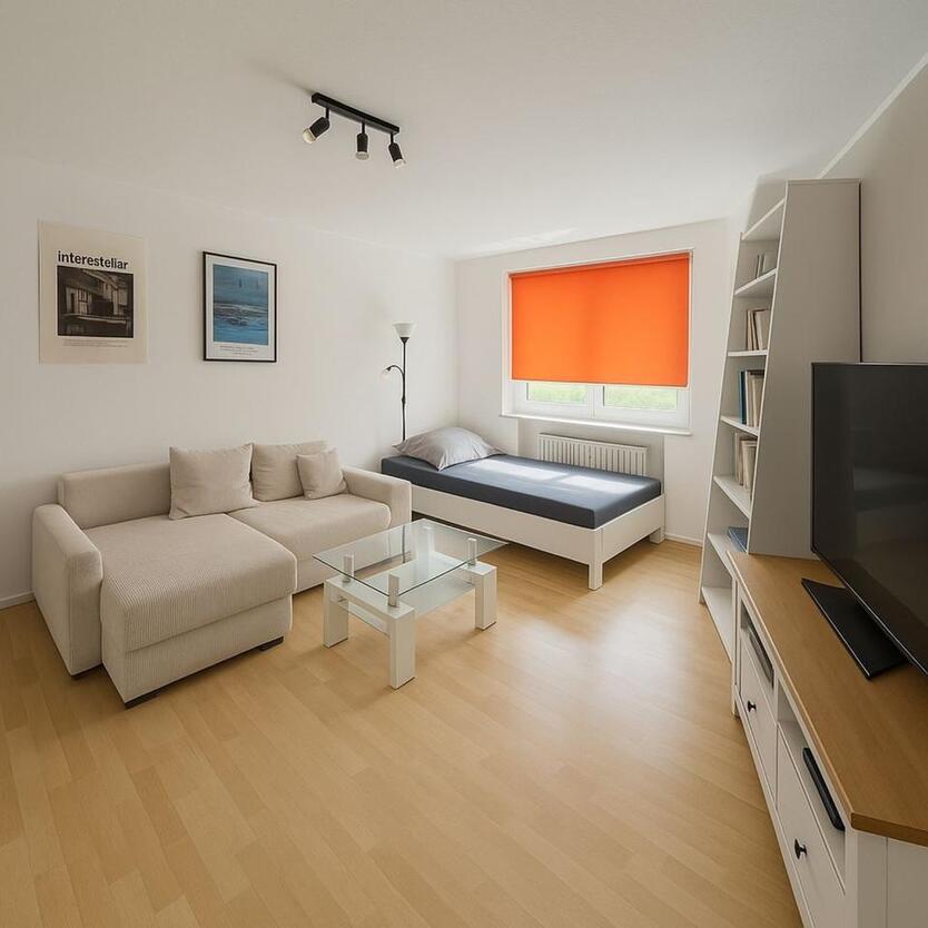 Helle 1-Zimmer-Wohnung mit Loggia in Hanau-Wolfgang