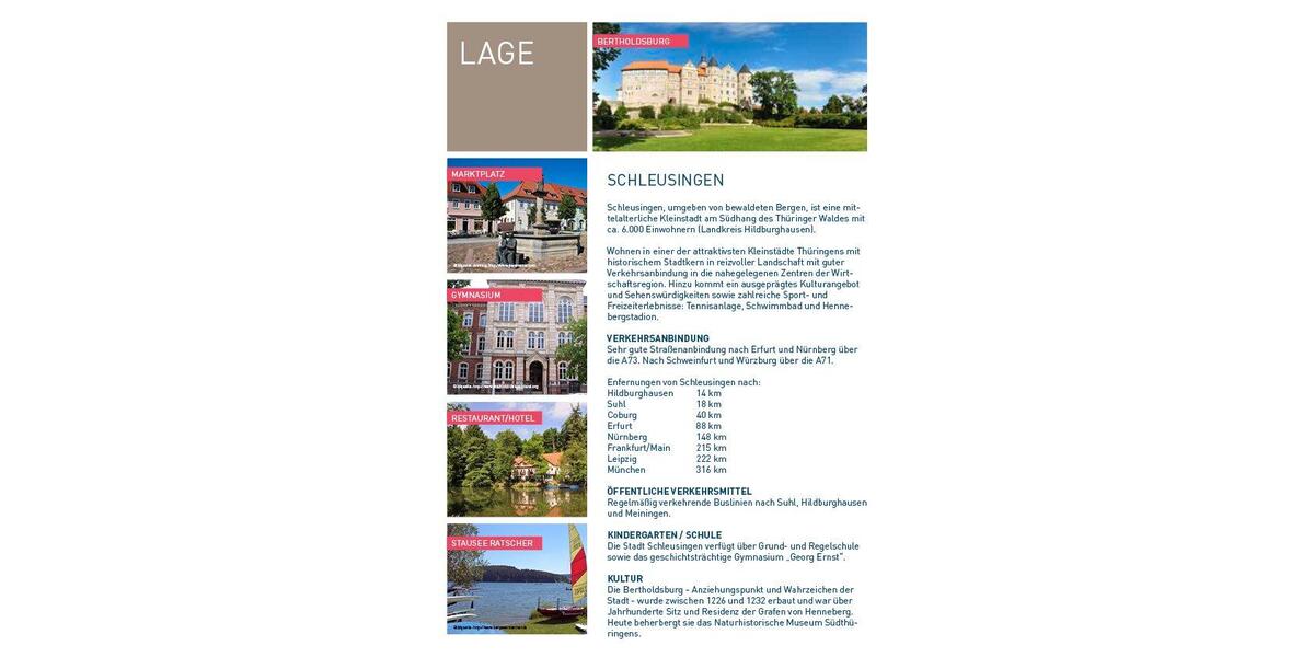 Erdgeschoßwohnung Schleusingen - 2.5 Zimmer, 64 m&sup2;, 495&euro; | Angebot:26490556