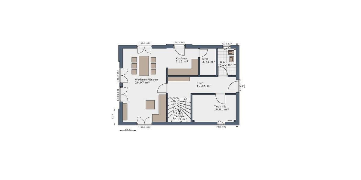 Einfamilienhaus Essen Stadtbezirk IV - 4 Zimmer, 134 m&sup2;, 1.650&euro; | Angebot:26664394