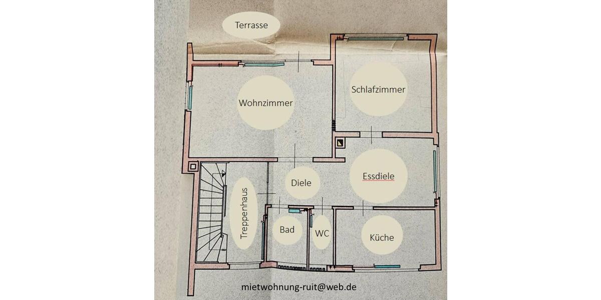 Erdgeschoßwohnung Ostfildern - 2.5 Zimmer, 78 m&sup2;, 1.008&euro; | Angebot:24826899