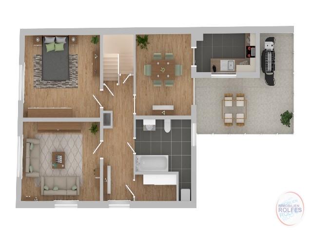 helle Maisonettewohnung, 125 m², 5 Zimmer, KDB, großer Balkon, Bergheim-Quadrath, bezugsfrei 5 zimmer