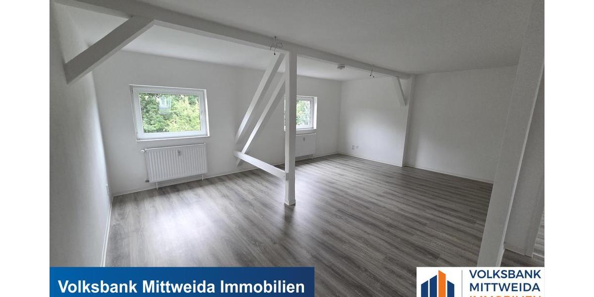 Helle 3-Zimmer-Dachgeschosswohnung mit Sichtbalken in Chemnitz-Hilbersdorf! 3 zimmer