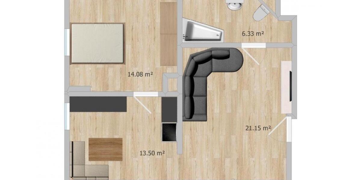 Dachgeschoßwohnung Kindelbrück Bilzingsleben - 2 Zimmer, 54 m&sup2;, 655&euro; | Angebot:26663869