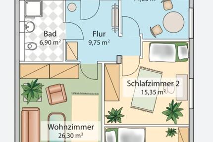 Wohnung Plettenberg - 3 Zimmer, 75 m&sup2;, 500&euro; | Angebot:26686414