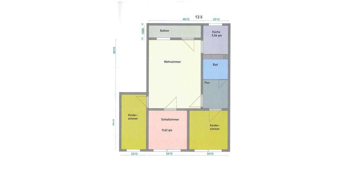 Etagenwohnung Ehrenfriedersdorf - 4 Zimmer, 79 m&sup2;, 473&euro; | Angebot:26086414