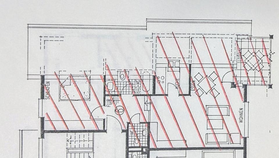 Dachgeschoßwohnung Offenburg Rammersweier - 2 Zimmer, 67 m&sup2;, 730&euro; | Angebot:25170913