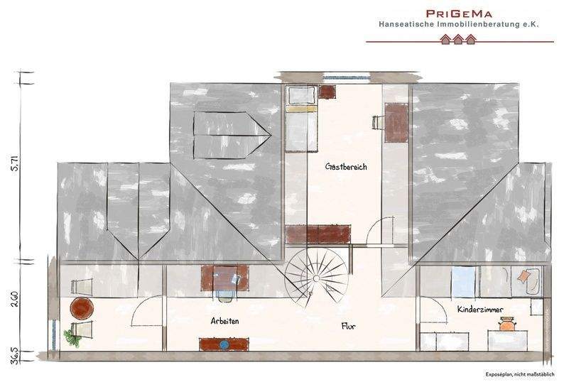 Etagenwohnung Schwerin Ostorf - 5 Zimmer, 155 m&sup2;, 1.650&euro; | Angebot:25837556