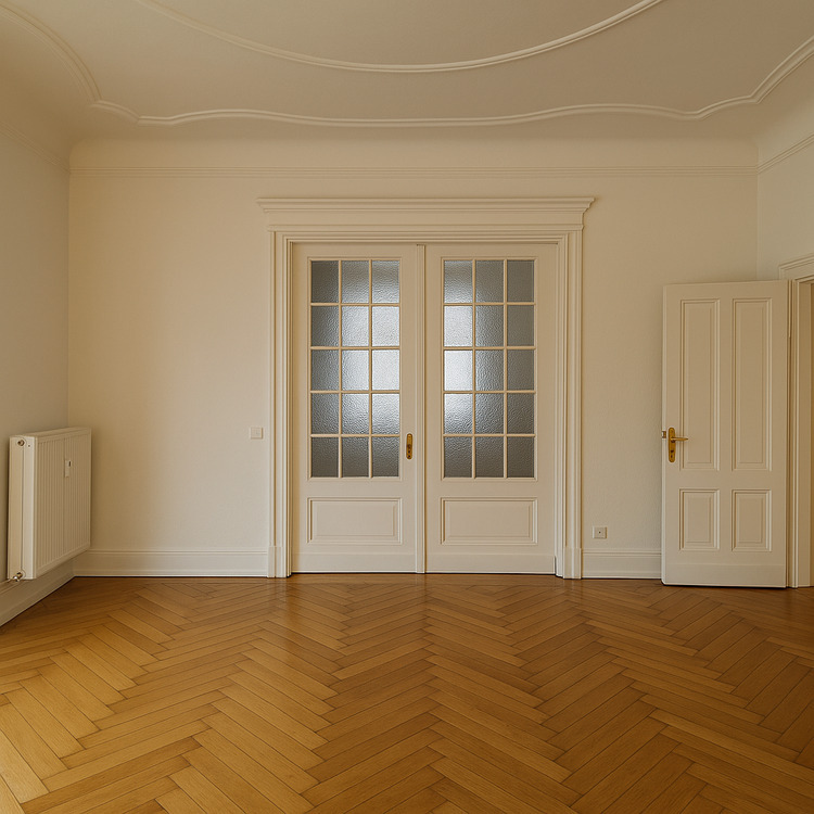 Lichtdurchfluteter Büroraum im Altbau unweit Kudamm Olivaerplatz - All-in-Miete zimmer